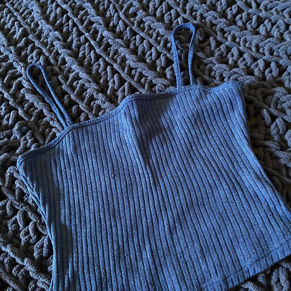 Cute blue tank top